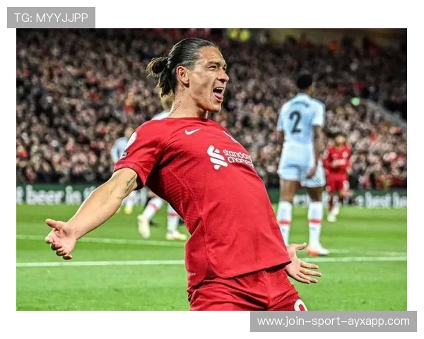 利物浦高位断球后，努涅斯抢点推射成功