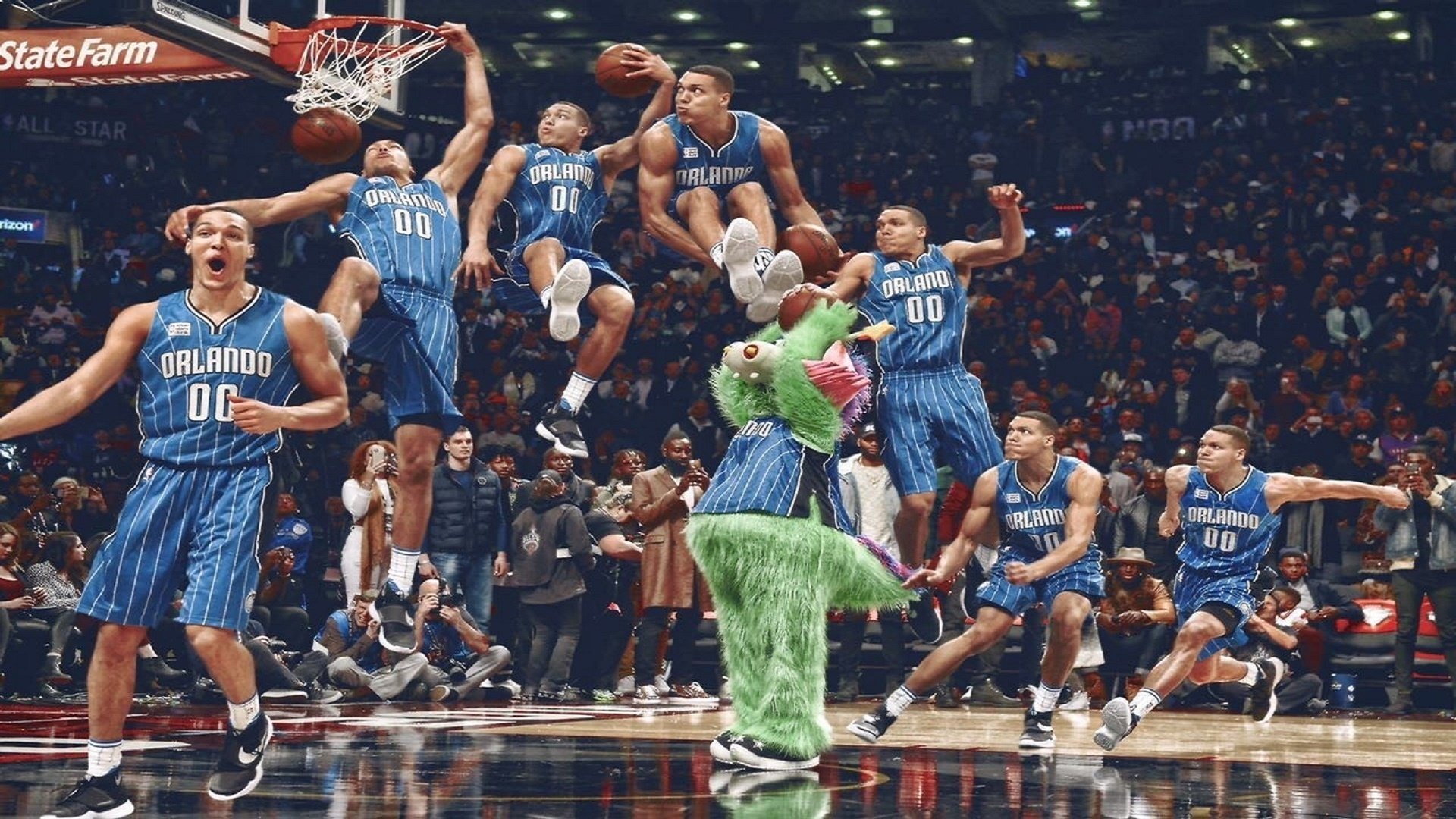 2001年西部决赛:沙奎尔·奥尼尔在对阵太阳的比赛中表现惊人,带领湖人实现逆转,成功晋级总决赛,当赛季夺冠。